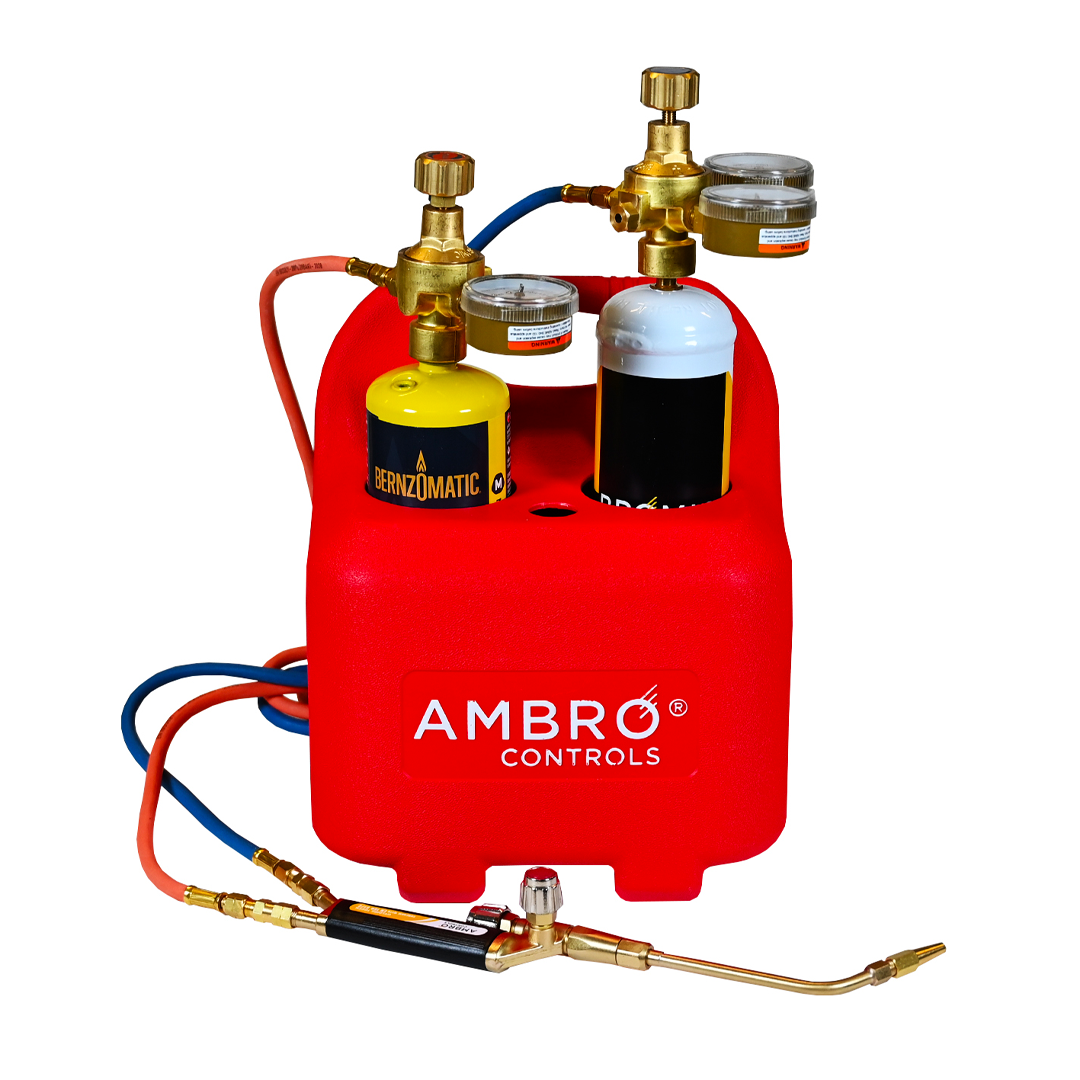 Oxyset Mobile Brazing System For Use With Disposable Gas Cylinder