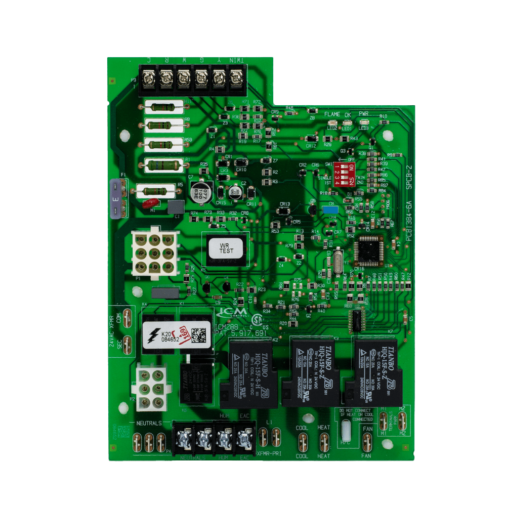 Furnace Control Board, 98-132VAC RollOut & Limit for Rheem