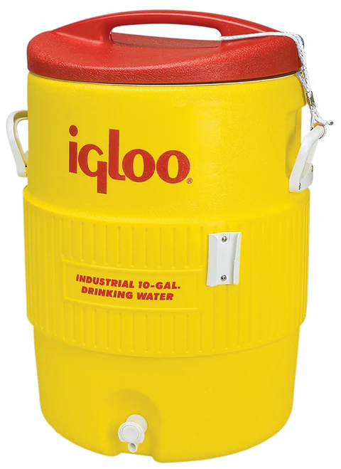Igloo Water Cooler, Polyethylene, 19.1 in x 23.25 in