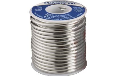 Brazing Alloy, 1/8" Dia, 1Lb, 0.5% Silver