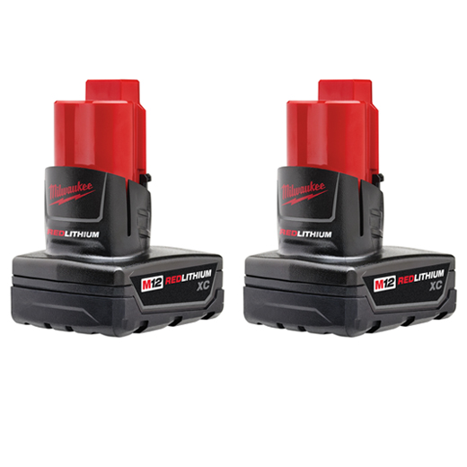 M12 Red Lithium XC Battery Two Packs