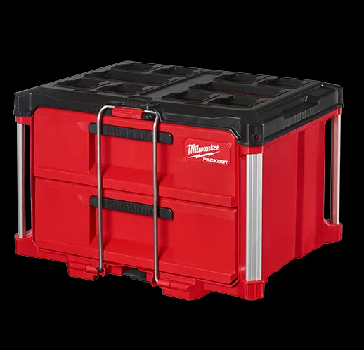 Two Drawer Tool Box,50 lbs Weight Capacity