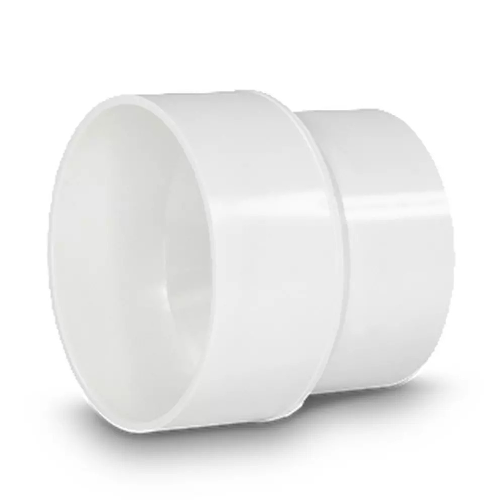 PVC Solvent Weld SDR35 Sewer, Adapter Coupling, 6 in. x 4 in. Hub ...