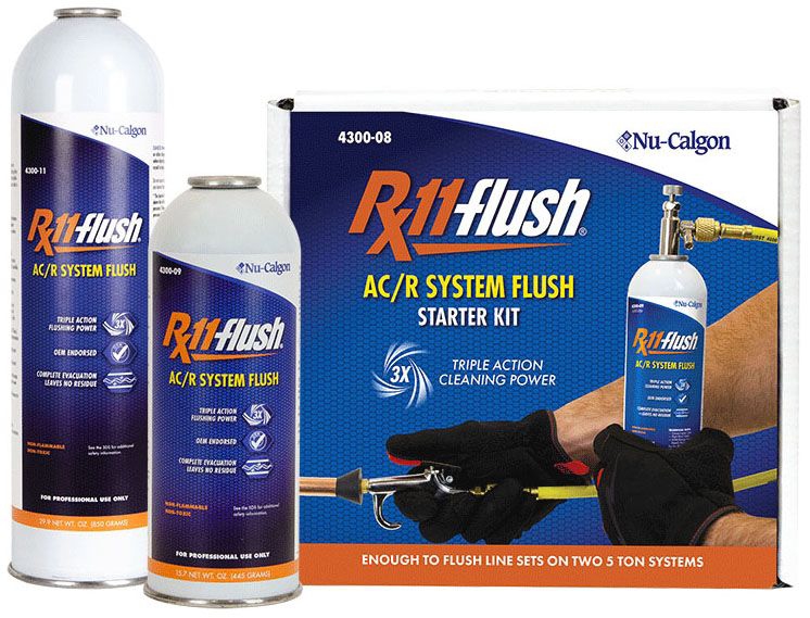 System Flush, 2 lb Canister Air Cond & Refrig Rx11-flush