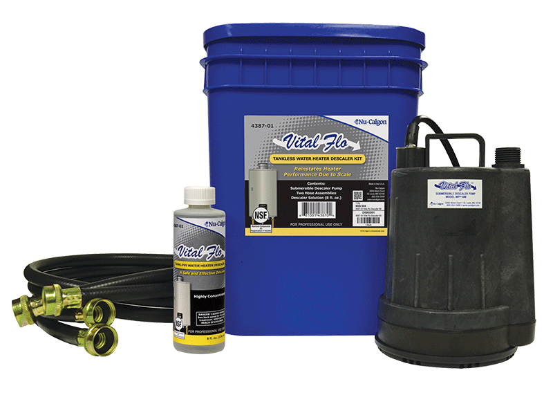 Water Heater Descaler, Tankless Kit Vital-Flo