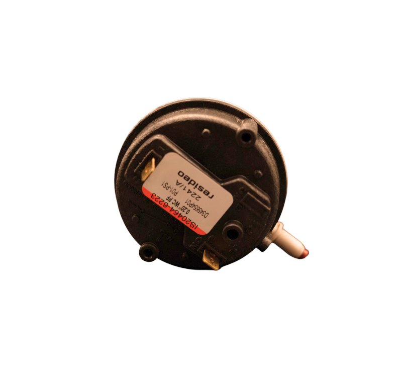 Air Pressure Switch, -1.11" to -1.3" WC, Open/Close, SPST-N