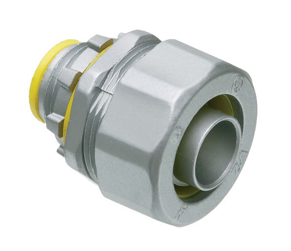 Connector, Straight Zinc Die-Cast 1/2" Insulated Throat