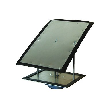 Damper, 10"x10" Rectangular Side-Mount EzySlide