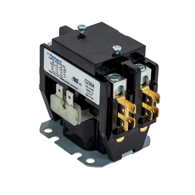 Contactor, 2-Pole, 30A, 24V