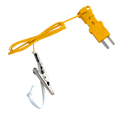 Thermocouple, Wet Bulb w/Alligator Clip