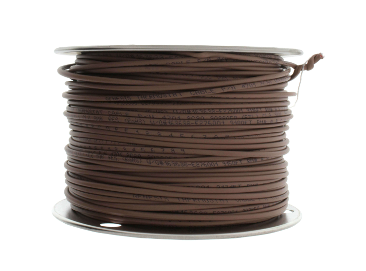 Thermostat Wire, 18/4 CL2P Strand Shield 250' Natural Plenum