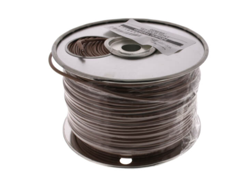 Thermostat Wire, 18/2 CL2 Solid 250' Brown Simpull