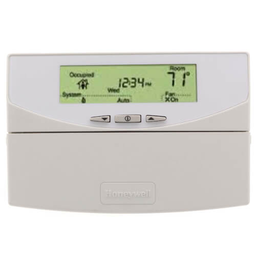 Thermostat, White 3H/3C HP Conv 365-Day Prog Lonworks