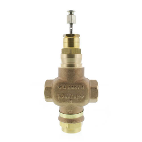 Globe Valve, 3/4"NPT 3-Way Threaded Mixing