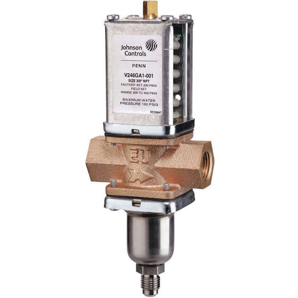 Valve, 2-Way Prs-Actuated Water Regulating Dir Act 1" NPT