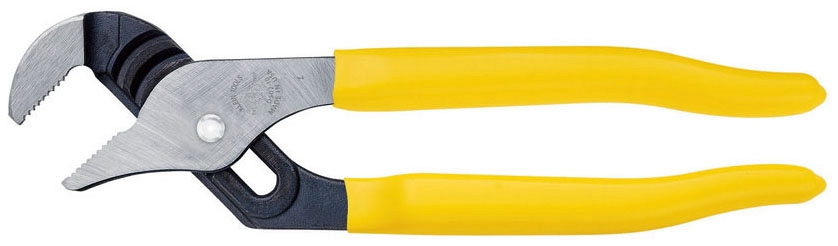 Pump Pliers, 10"OAL Plastic-Dipped Yellow Handles