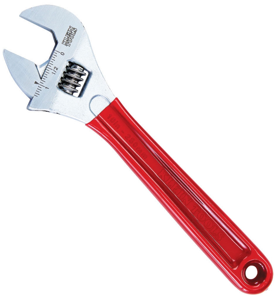 Wrench, 10-3/8" Length Adj Extra Capacity Plastic Handle