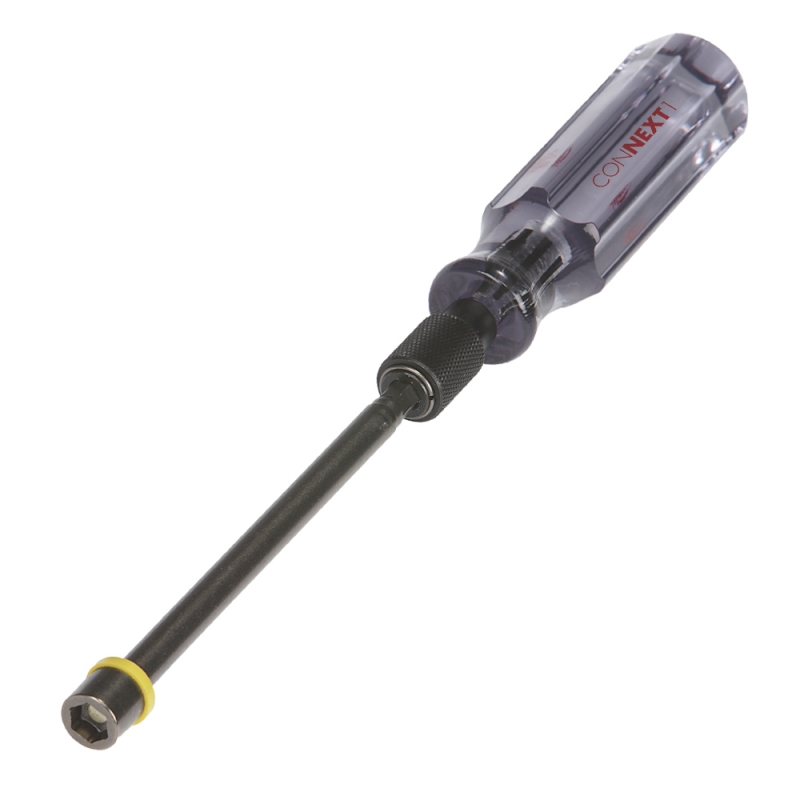 Hex Driver, 5/16" Pre-Assembled Magnetic 6-7/8"L Yel CONNEXT