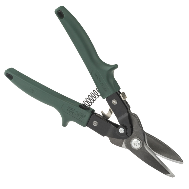 Snips, Cuts Right Green Erg Grip for Metal & Vinyl Max2000