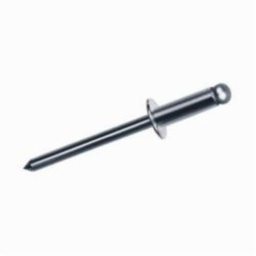 Rivet, 1/8"dia .232L 1000pk Plated Steel