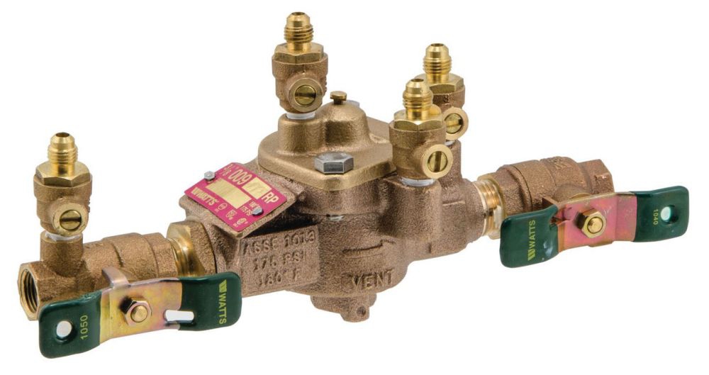 Backflow Preventer, 1/2" x 1/2", FPT x FPT, Bronze, Straight