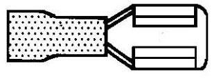 Quick Disconnect, 16-14F F/M Insul Wire .187 20/Pkg