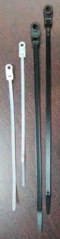 Wire Tie, 11"L Natural Nylon Screwdown 50/Pkg