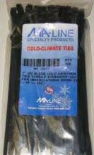 Wire Tie, 7" 50lbs UV Black Cold Climate 1000/Pk