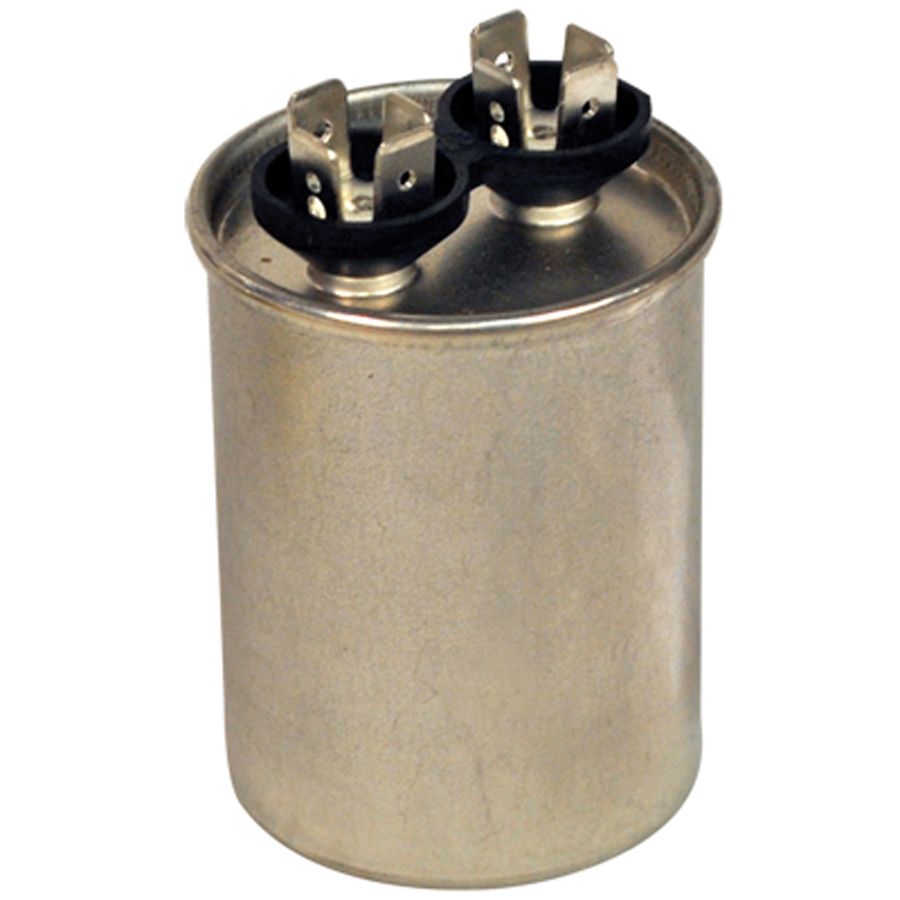 Capacitor, 15mfd 370V Round Run Sgl Section Motor