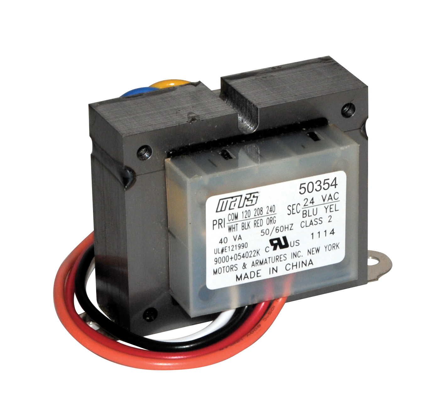 Transformer, 40VA 120/208/240V to 24V