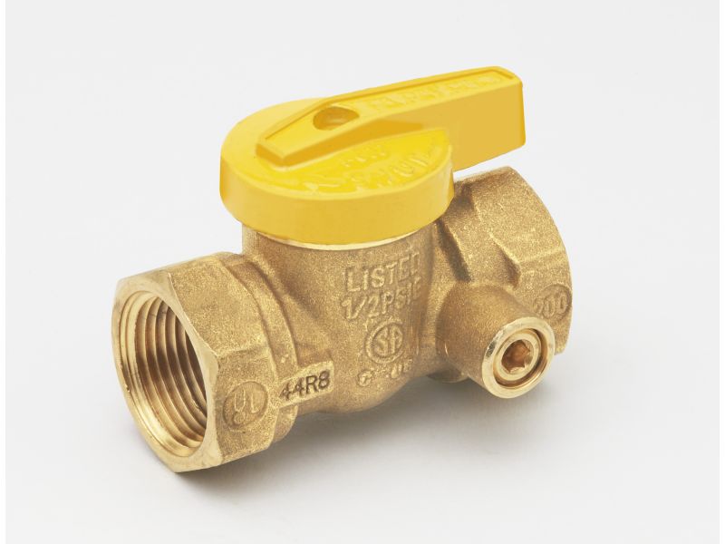 Ball Valve, 1"FPT forged Brass 1-Pc Gas 7701GST ProLine