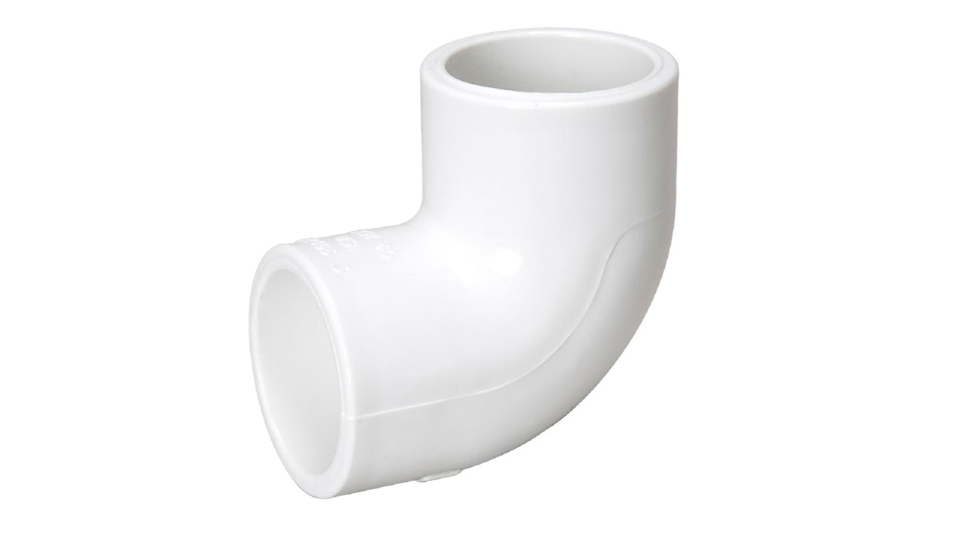 Elbow Fitting, 1", Slip, Sch40 PVC, 90 deg Elbow