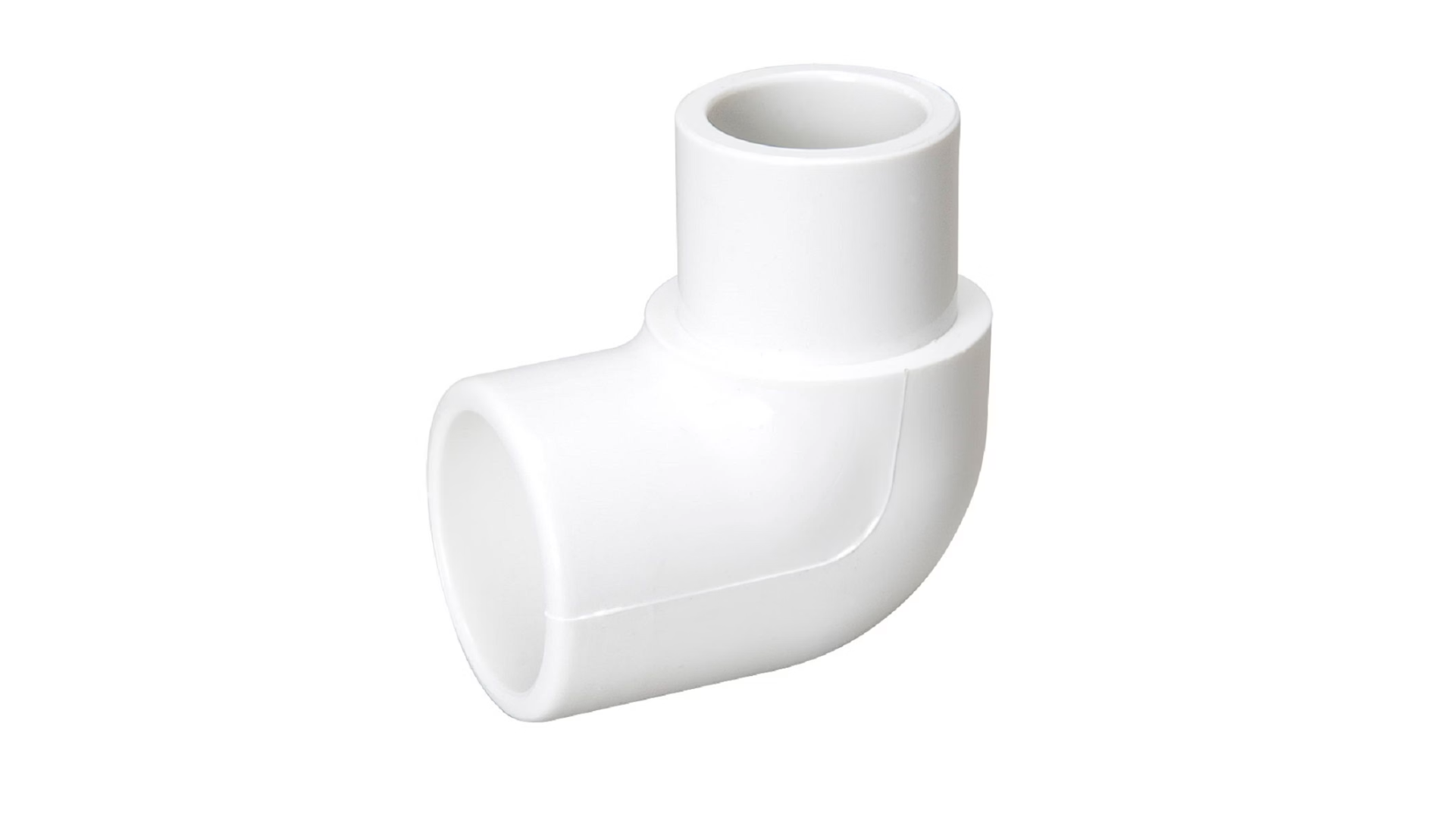 Elbow Fitting, 1" x 1", Sch40 PVC, 90 deg, Street