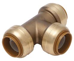 Brass Tee, 5/8" All Flare 3-Way T2-10