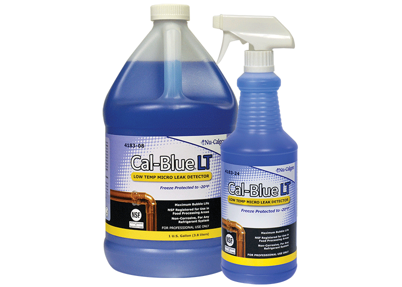 Leak Detector, 1gal Bottle Cal-Blue LT Gas