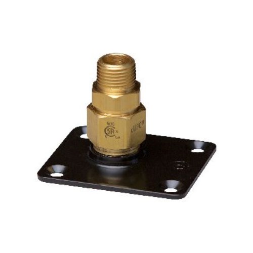 Gas Flange Fitting, 1" Flange Brass