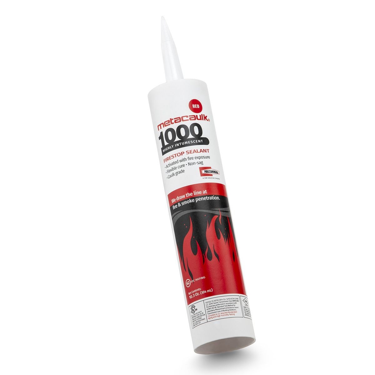 Sealant, 10.3oz Cartridge 12/Pk Firestop Metacaulk 1000