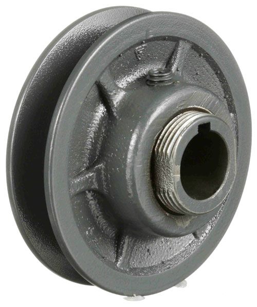 Sheave, 3.75"Dia 3/4"Bore Sgl-Grv Cast Iron Bulk