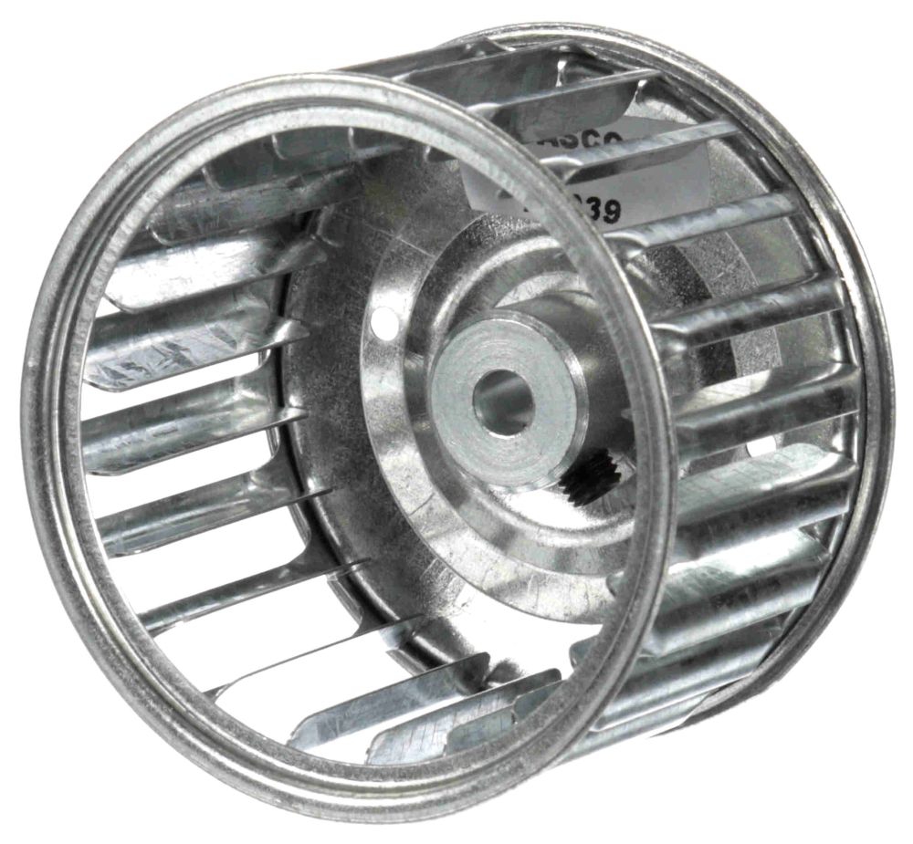 Blower Wheel, 3"x1-7/8" 1/4" Bore CCW