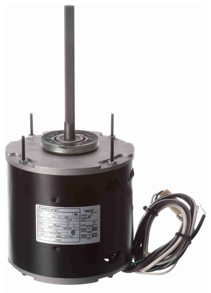 Condenser Fan Motor, 1/2hp 5.6", 460V, PSC, 1075 RPM