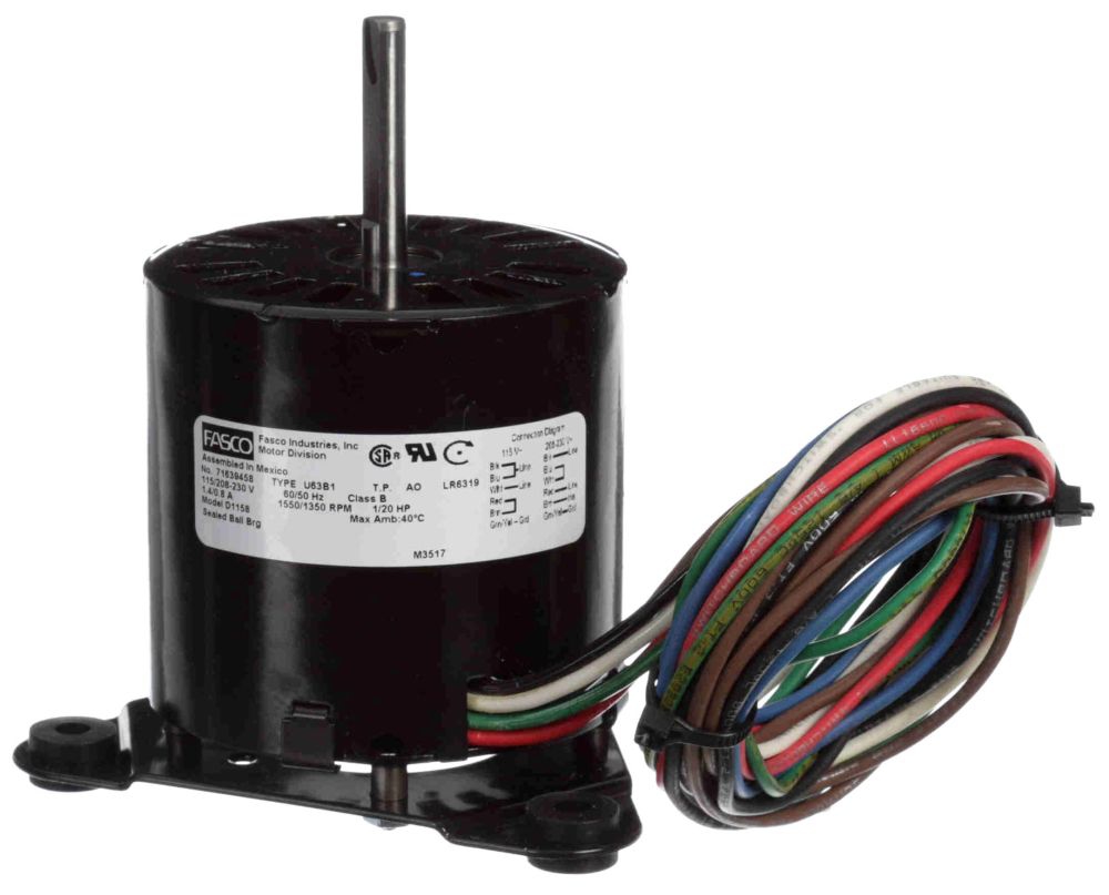 Krack OEM Motor, 1/20hp 3.3" 115-208-230v SP CW Refrig