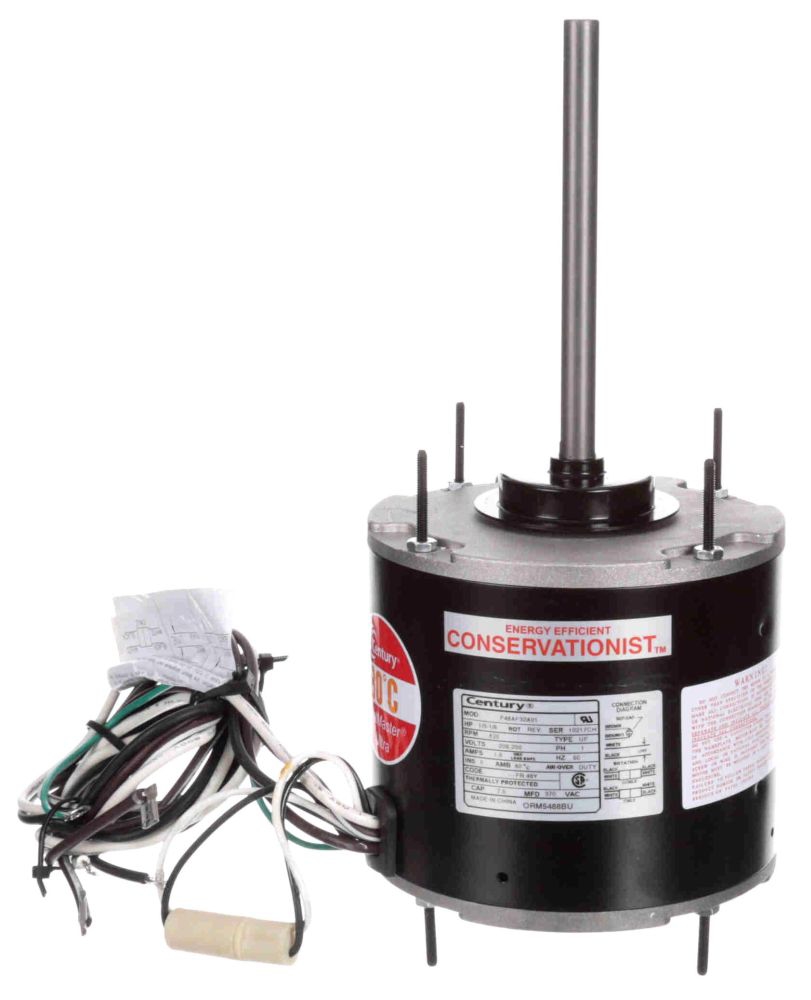 Condenser Fan Motor, 1/3-1/8hp 5.6", 208-230V, PSC, 825 RPM