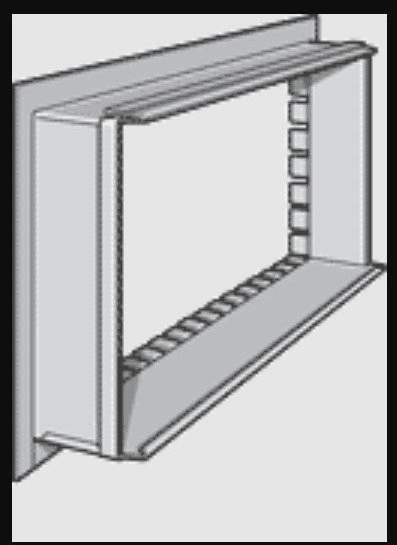 Sheet Metal Collar, 18"x8" Straight