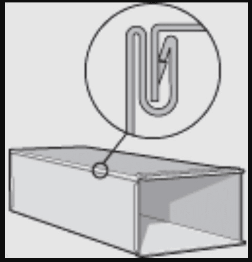 Sheet Metal Duct, 12"x8"x60" 26GA