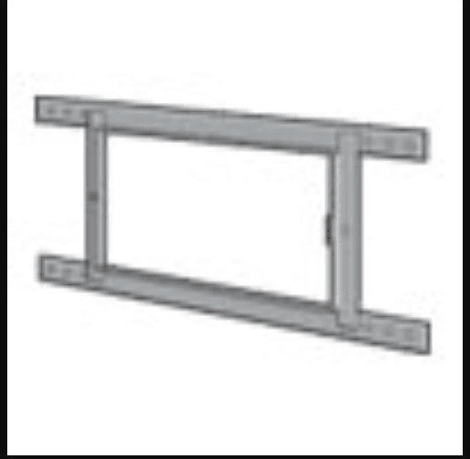 Sheet Metal Dry Wall Frame, 14"x6"