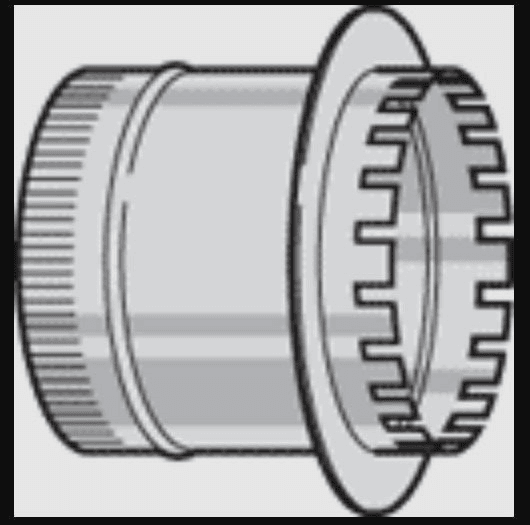 Sheet Metal Duct Board Take-Off Collar, 6"