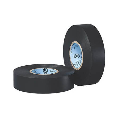 Electrical Tape, 3/4"x60' Black Economy 1400 Vinyl