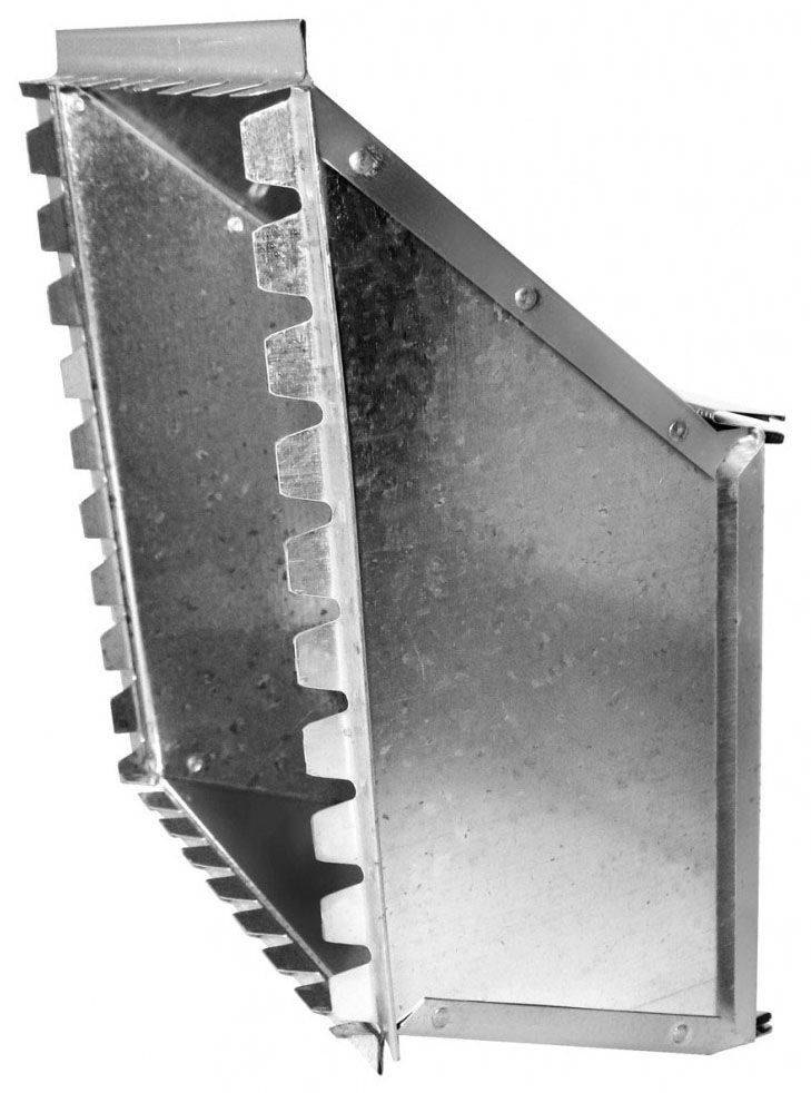 Sheet Metal Duct Collar, 12"x8"