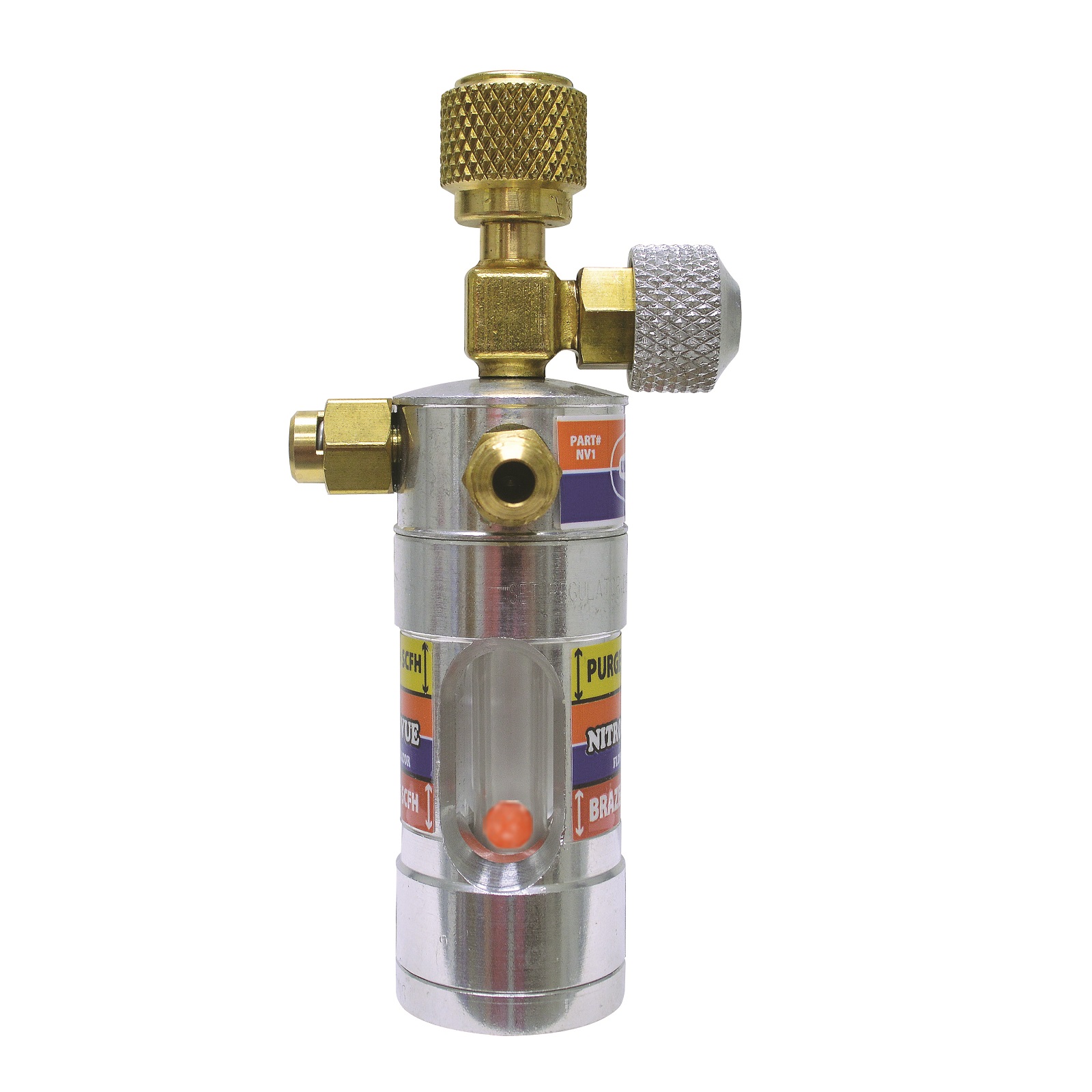 Flow Indicator, 1/4" FFlrxMFlr  Nitrogen Regulator