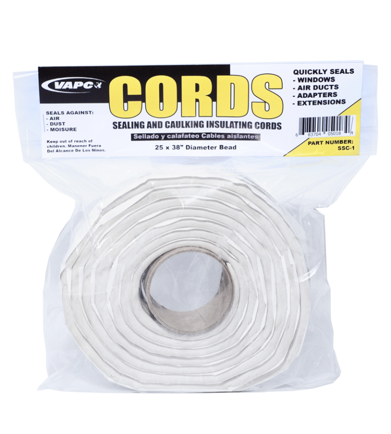 Cord, 3/8"x25' Sealing Cords